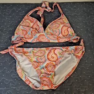 Tommy Hilfiger Paisley Print Women's bikini with sarong